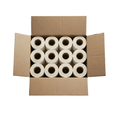 100x100mm termal barkod etiketi 500 Sarımlı (KOLİ İLE AL - 28 RULO 14.000 ADET)